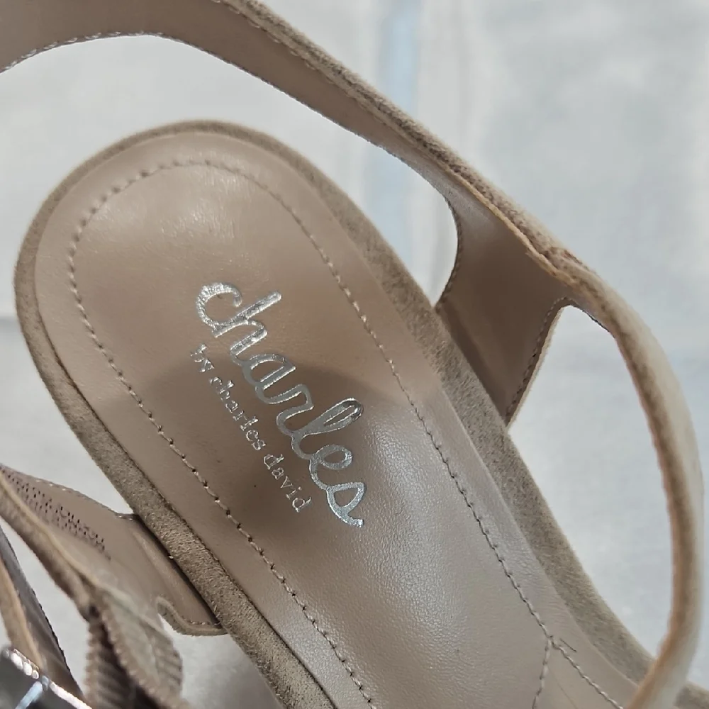 Charles By Charles David Tan Wedge Sandals - Picture 6 of 8